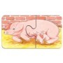 Puzzle la ferma 9x2 piese